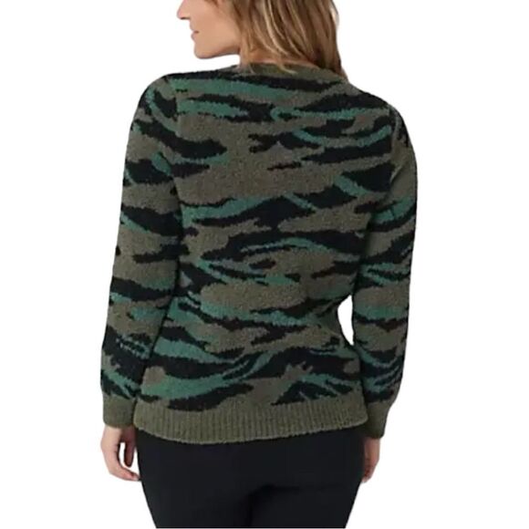 NWT Barefoot Dreams  |Cozychic Seaside  Crewneck Pullover - Picture 7 of 10